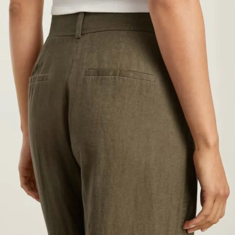 Everlane Linen Way-High Drape Pant